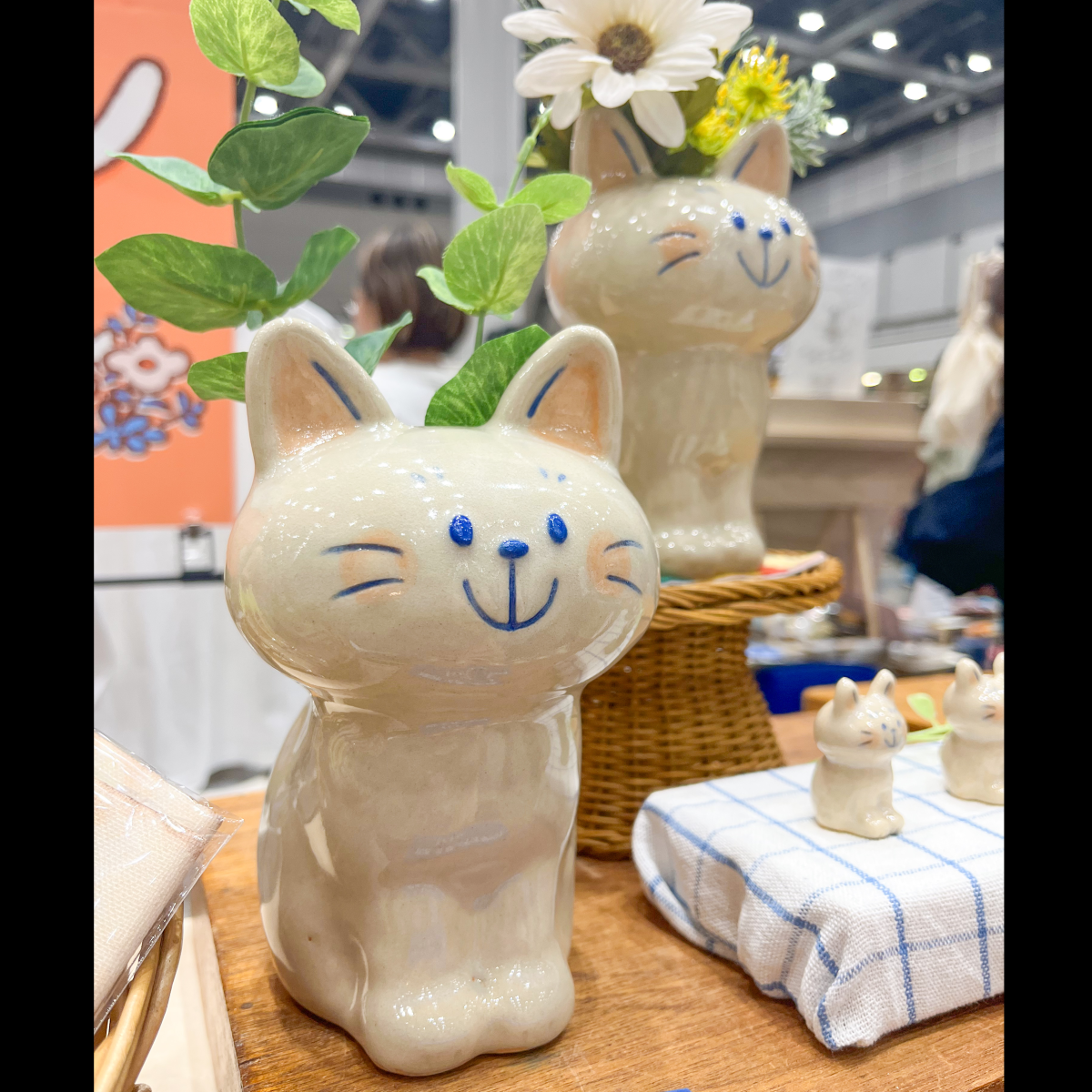 ねこの花瓶(大)